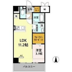 スティングレイつるまの物件間取画像